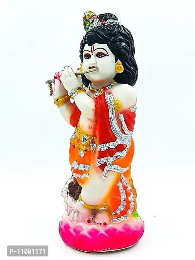 ATUT Cute Standing Krishna Idol, Statue, murti for Home Decor, Made up of PVC, Unbreakable- 23CM-thumb3