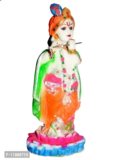 ATUT Kamal Krishna Murti, Idol in Standing Position in Medium Size, in Multicolour, Unbreakable - 21 cm-thumb2