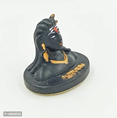 ATUT Shiv Murti, Idol, Statue in Small Size and Black Color, Unbreakable - 9.5 cm-thumb2
