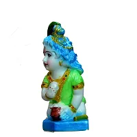 ATUT Makhan Chor Krishna Idol in Very Beautiful Design, in Medium Size, Unbreakable- 18 cm-thumb1