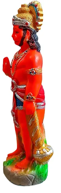 ATUT Hanuman Murti, Idol,Statue in Big in red Colour, Made up of Rubber and PVC, Unbreakable- 30 cm-thumb2