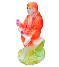 ATUT Sai Baba Murti,Idol ,Statue in Red Colour Unbreakable-22cm-thumb2