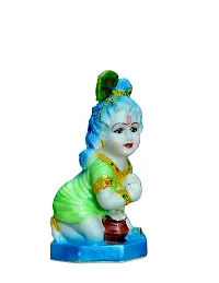 ATUT Makhan Chor Krishna Idol in Very Beautiful Design, in Medium Size, Unbreakable- 18 cm-thumb2