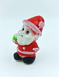 ATUT Santa Claus showpiece, Murti Figurine in Multicolor, ,Made with PVC,POP, in Medium Size, Unbreakable- 12.5cm-thumb2