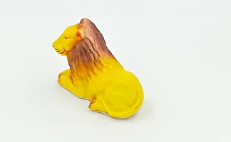 ATUT Lion showpiece Figurine in Multicolor, ,Made with PVC,POP, in Medium Size, Unbreakable- 13cm-thumb2