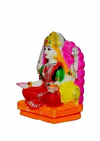 ATUT Santoshi maa Idol, murti, in Small Size, in Multicolor and Unbreakable.. Decorative Showpiece - 11.5 cm-thumb1