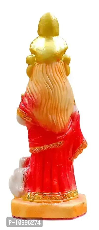 ATUT laxmi murti, Idol, Statue for Home Decor, in red Colour, Medium Size, Made up of PVC, Unbreakable- 18 cm-thumb4