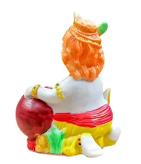 ATUT Makhan Chor Decorative Krishna murti, Idol for Home puja, Made up of PVC, Unbreakable- 16 cm-thumb3