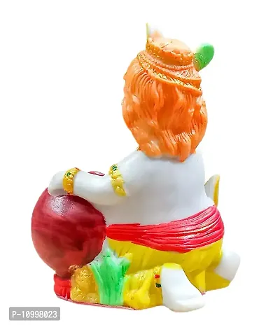 ATUT Makhan Chor Decorative Krishna murti, Idol for Home puja, Made up of PVC, Unbreakable- 16 cm-thumb4