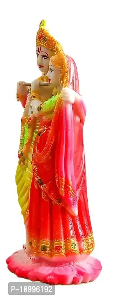 ATUT PVC Big Size Radha Krishna Idol (Multicolour, 23 cm)-thumb3