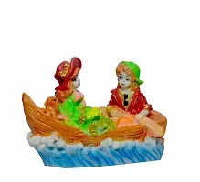 ATUT Love Couple Statue Showpiece in Ship, Multicolor, in Medium Size Unbreakable- 16 cm-thumb2