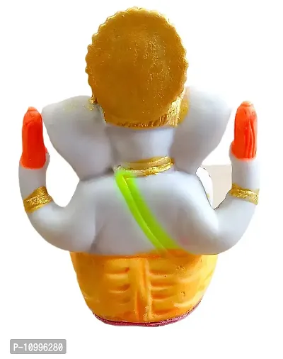 ATUT Ganesh Murti, Idol and Used for car Dashboard, in Small Size, Magnificent Design and Beautiful Colour, - 11cm-thumb4