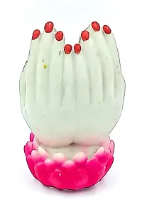 ATUT Lakshmi Ganesh Idol in Unique Style of Small Size, Multicolour, Made up of PVC, Unbreakable - 13 cm-thumb3