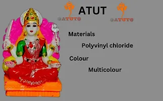 ATUT Santoshi maa Idol, murti, in Small Size, in Multicolor and Unbreakable.. Decorative Showpiece - 11.5 cm-thumb2