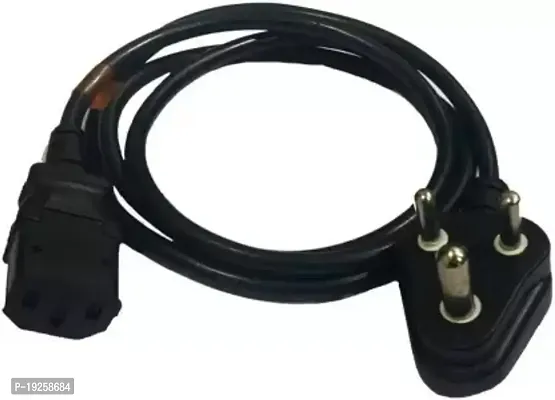 Power Cable Cord for Desktops / PC (SMPS), Monitors and Printers-thumb0