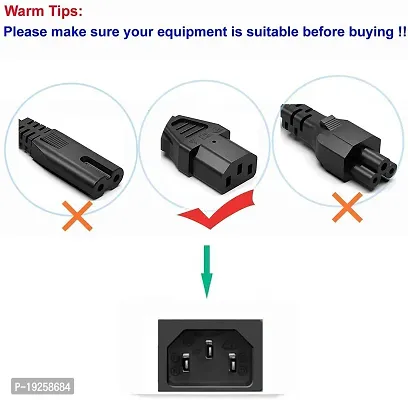 Power Cable Cord for Desktops / PC (SMPS), Monitors and Printers-thumb2
