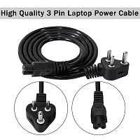 Power Cord for Laptop  / 3 Pin Laptop Power Cable Universal Replacement for Laptop Charger / Adapter-thumb2