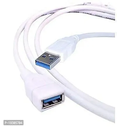 USB 3.0  Extension Cable (Male to Female) 1.5 Meters (White)