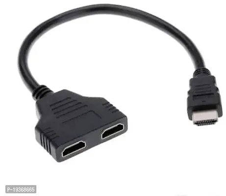 HDMI Splitter Adapter Cable HDMI Splitter 1 in 2 Out HDMI Male to Dual HDMI Female (HDMI Y Cable)-thumb2