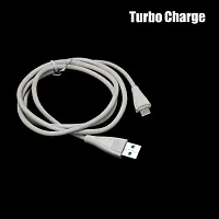 Type C Fast Charge and Data Sync Cable, 1 Meter (white) MADE IN INDIA-thumb1