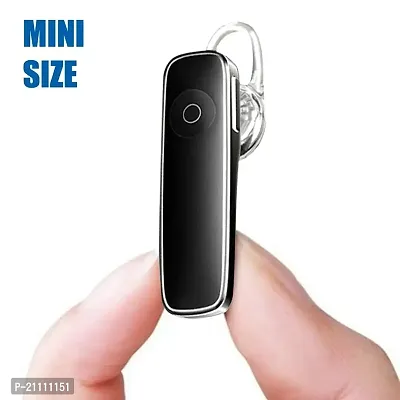Mini Wireless Bluetooth Headset with Mic (In Ear, Black)-thumb5