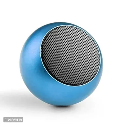 M3 Portable Mini Bluetooth Speaker with Google Assistant (Smart Speaker) (BLUE)-thumb0