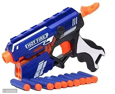 Hot Fire Shooting Toy Gun with 10 Soft Foam Bullets Perfect Guns for Boys Kids-thumb0