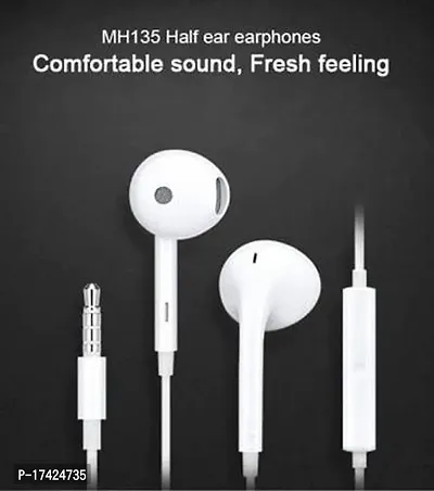 Stylish Wired - 3.5 MM Single Pin Headphones-thumb0