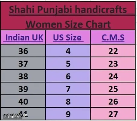 Punjabi Handicrafts Women White Printed Bellies  Punjabi Jutti For Girls-thumb2