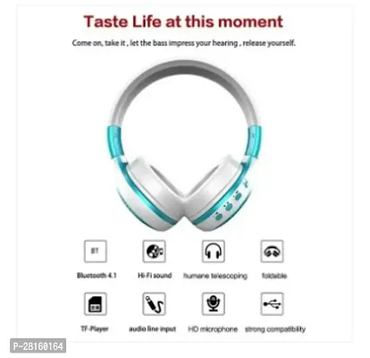 Foldable Wireless Sh12 Headphone with Mic and SD Card Slot Bluetooth Headset-thumb3
