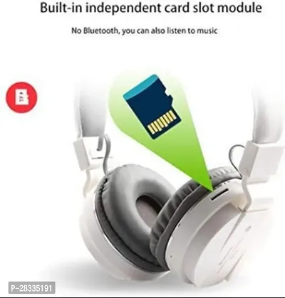 Elegant Black Over the Ear Wireless Bluetooth Headphones with Mic-thumb2