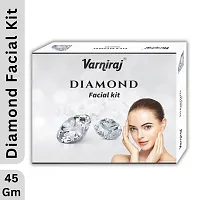 Varniraj Diamond Facial Kit for women and men | Diamond cleanser |  Diamond scrub | Diamond cream | Diamond gel | Diamond Facepack (3 x 45 GM)-thumb1