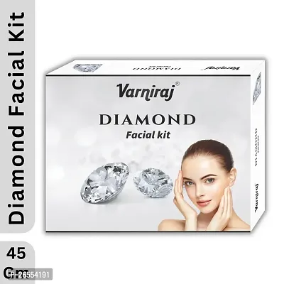 Varniraj Diamond Facial Kit for women and men | Diamond cleanser |  Diamond scrub | Diamond cream | Diamond gel | Diamond Facepack (3 x 45 GM)-thumb2