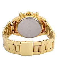 Gold Paidu Full Diamond On Dial and Watch Color Gold Analog Dial for Men and Boy-thumb1