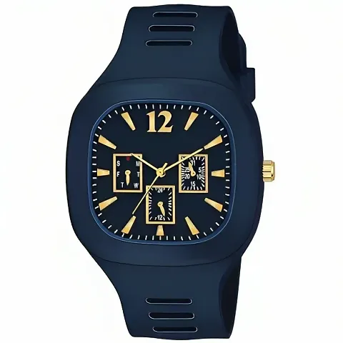 Stylish Rubber Analog Watch For Men