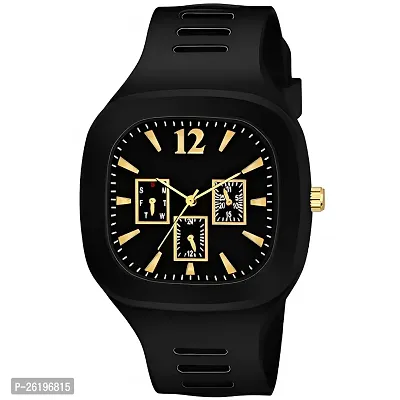 Stylish Plastic Digital Watches For Men-thumb0