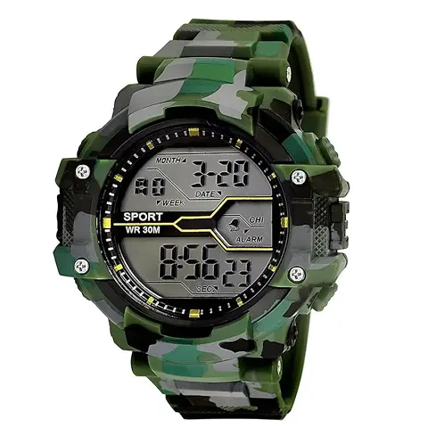 Digital Watch For Boys Military