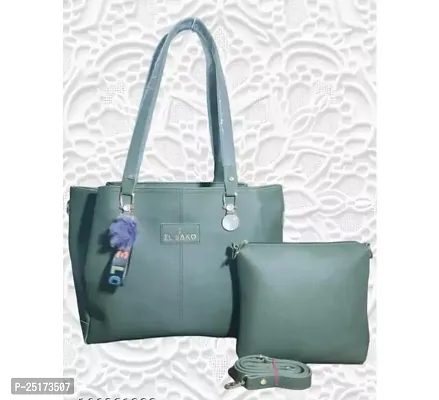Stylish Women PU Quality Handbag Combo Set