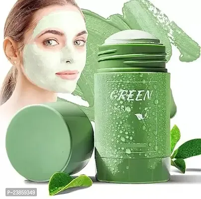 Bridester Green Tea Cleansing Mask Stick for Face For Blackheads Whiteheads Oil Control (40g)-thumb0