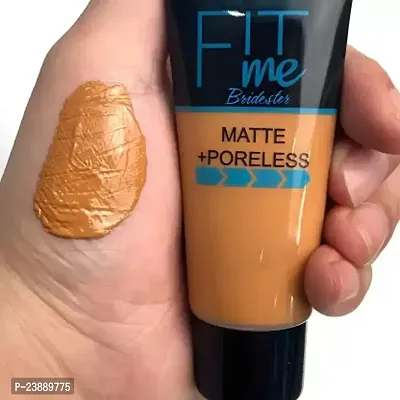 Bridester Fit Me Foundation Matte-Poreless Normal to Oily Skin 40ml