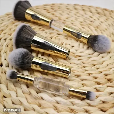 4in1 Travel Foundation Brush Blush Blending Brush Powder Buildable Dual Ended-thumb0