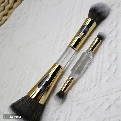 4in1 Travel Foundation Brush Blush Blending Brush Powder Buildable Dual Ended-thumb3