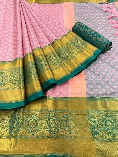 New In Cotton Saree with Blouse piece 