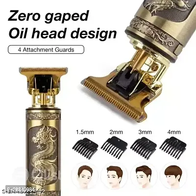 MAXTOP Golden Trimmer Buddha Style Trimmer, Professional Hair Clipper, Adjustable Blade Clipper, Hair Trimmer and Shaver For Men, Retro Oil Head Close Cut Precise hair Trimming Machine : Code-104-thumb3