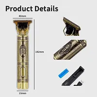 Maxtop Golden Trimmer Buddha Style Trimmer, Professional Hair Clipper, Adjustable Blade Clipper, Hair Trimmer and Shaver For Men, Retro Oil Head Close Cut Precise hair Trimming Machine-thumb1