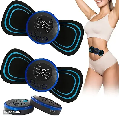 Mini Massage Machine mini massager portable rechargeable full body massager for pain relief with 8 Mode Ems neck cervical massager (Body Massager)-thumb0