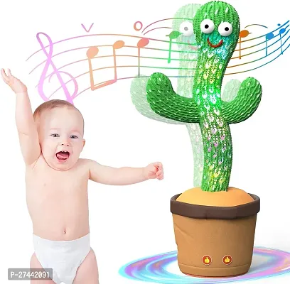 TikTok Dancing Cactus Plush Toy with USB Charging-thumb0