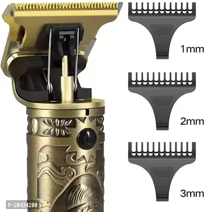 Trimmer for men AT-538 with Chargeable cable with stylish hair cutting capability, Multicolour-thumb2