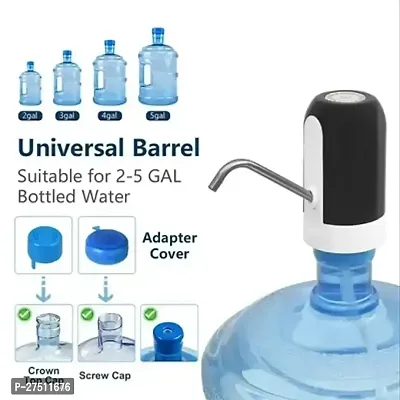 Water Dispenser Best Quality Automatic Water Dispenser Pump for 20 Litre Water Bottle Can with Portable C Type Charging Cable (Food Grade, 4W, 1200mah Battery-thumb5