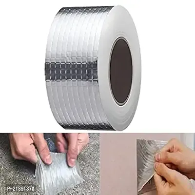 Premium Quality Autolink Professional Super Waterproof Tape Aluminum Sealant Butyl Rubber Tape Leakage Repair For Pipe Leakage Roof Water Leakage Vents And Air Ducts Solution (Pack Of 1)